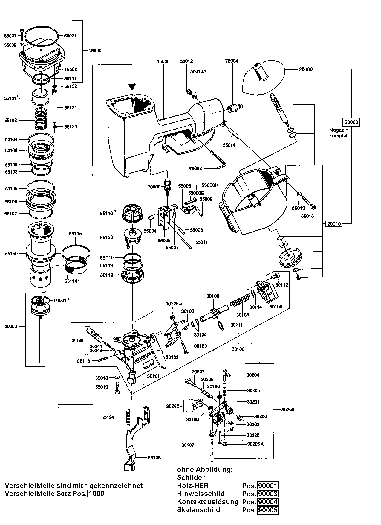 Hans Sauer Gmbh Ersatzteile Bea Kmr Rundmagazinnagler