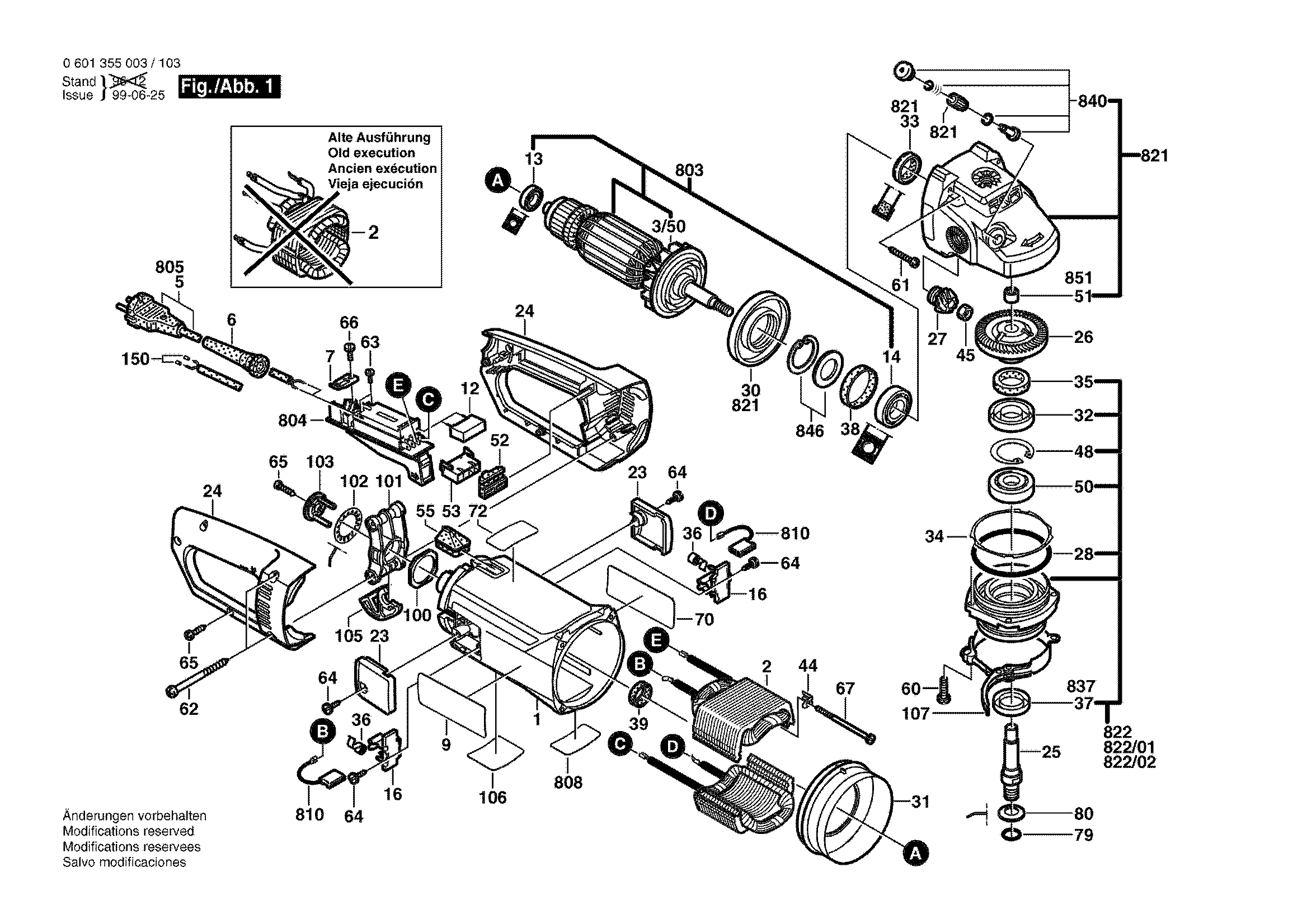 Hans Sauer GmbH Ersatzteile Bosch Winkelschleifer DC230