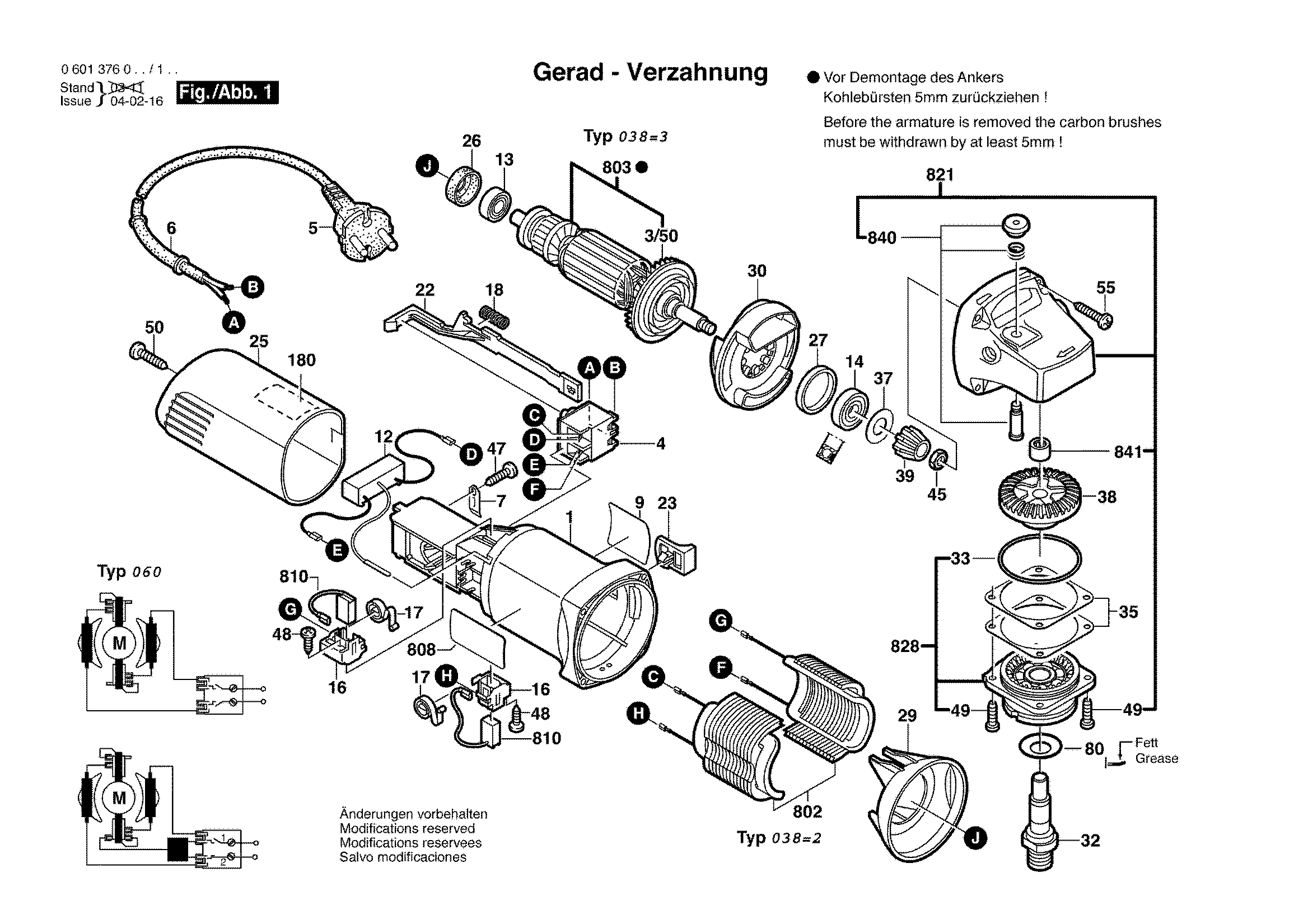 Hans Sauer Gmbh Ersatzteile Bosch Winkelschleifer Gws