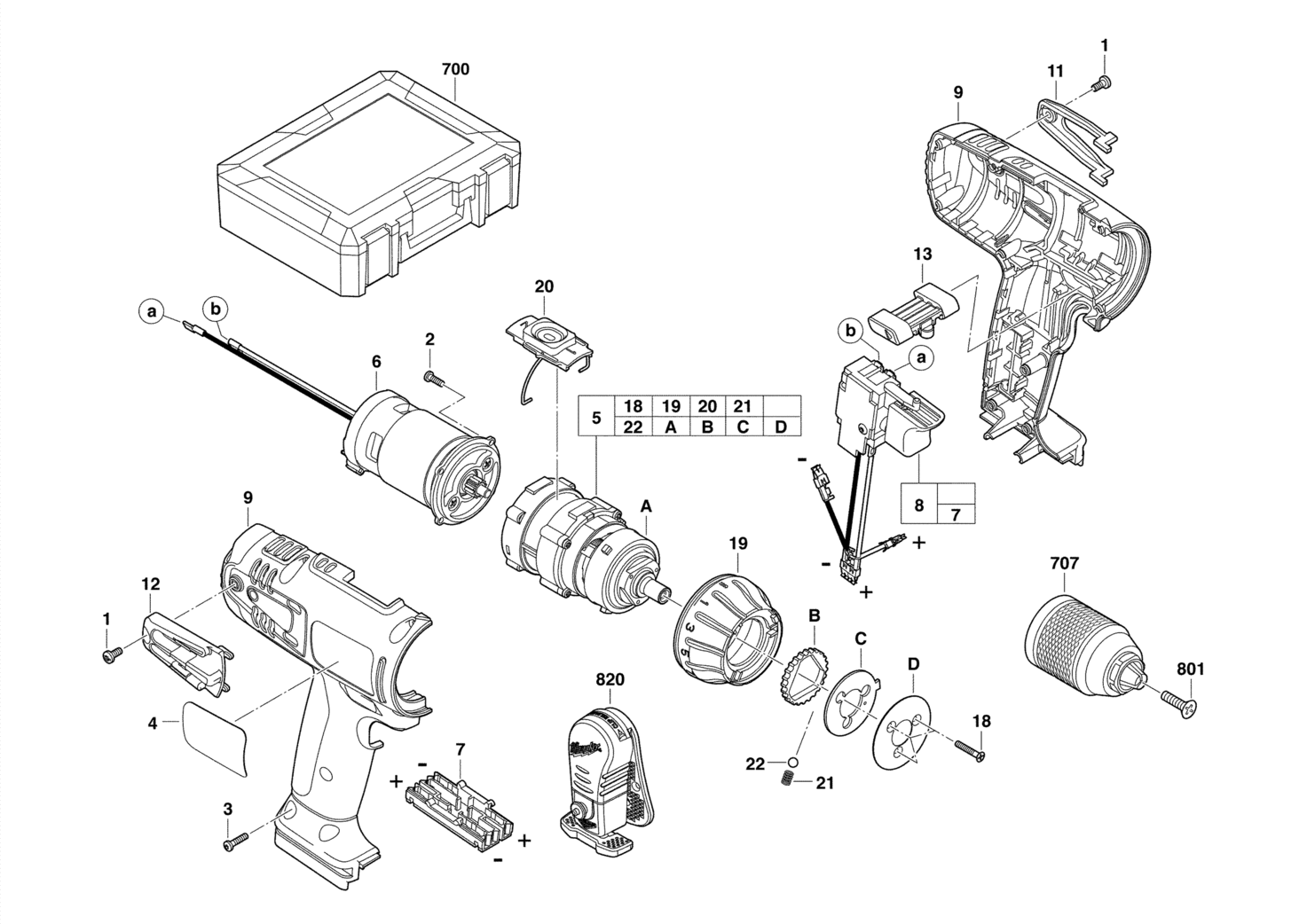 Hans Sauer GmbH Ersatzteile Milwaukee PLD12X Akku Gerät