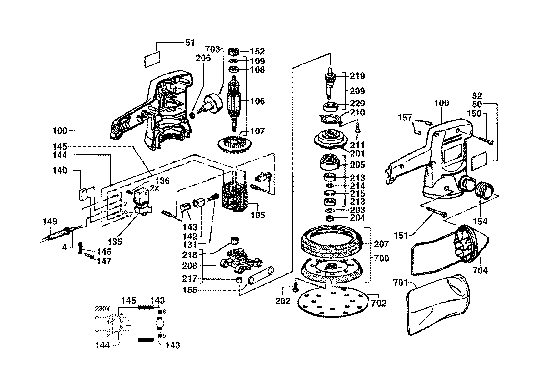 Hans Sauer Gmbh Ersatzteile Milwaukee Txe Schwingschleifer