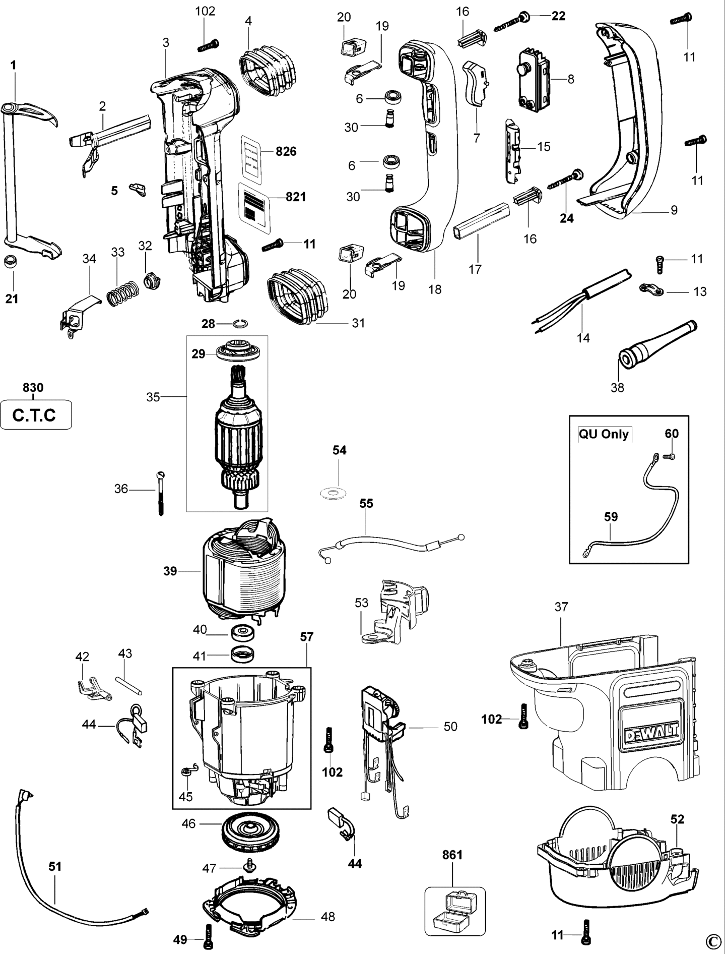 Hans Sauer Gmbh Ersatzteile Dewalt D K Qs Type Drehhammer