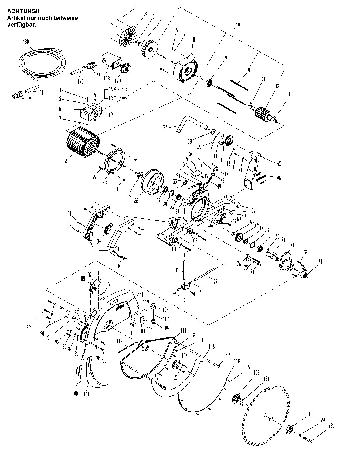 BDS 200-1 Drehstrom-Handkreissäge