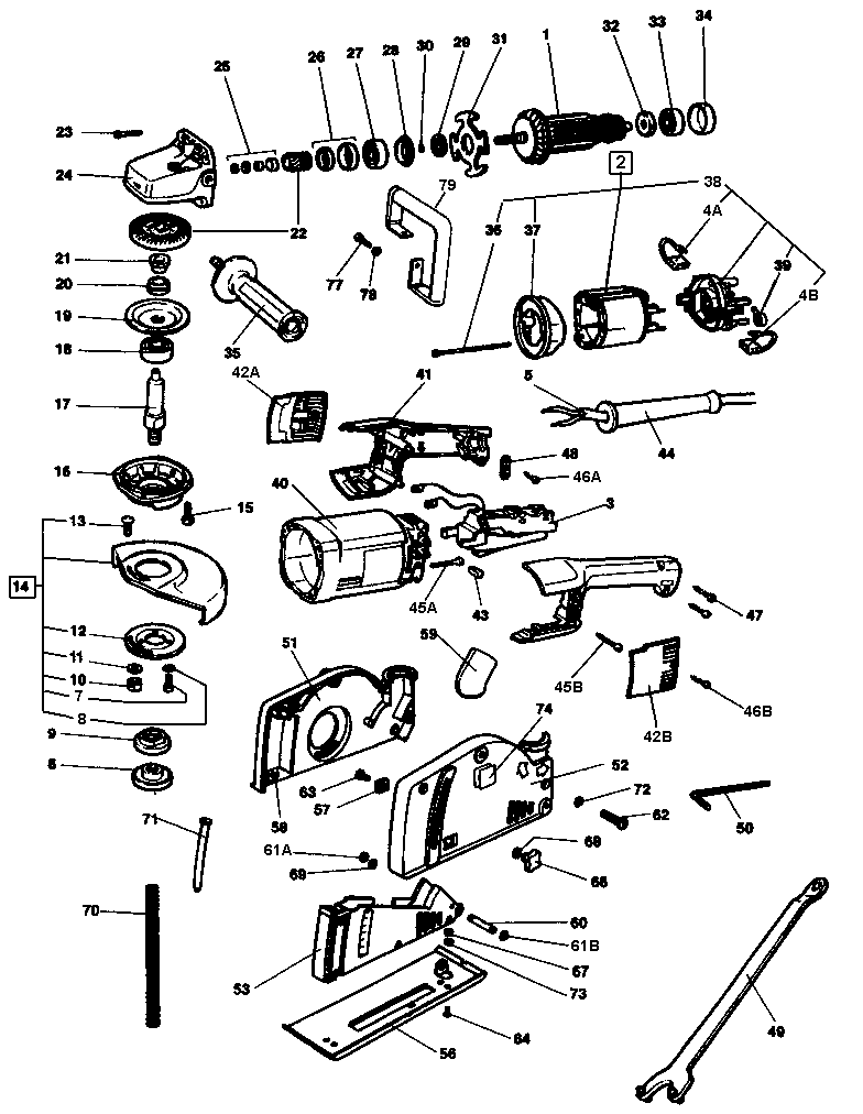 DW 491- Winkelschleifer bzw DT 53 EK