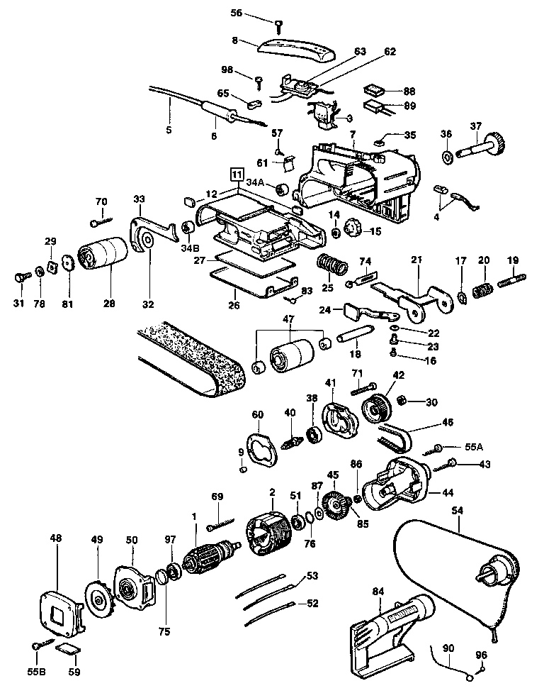 MHB158EType1- Bandschleifer