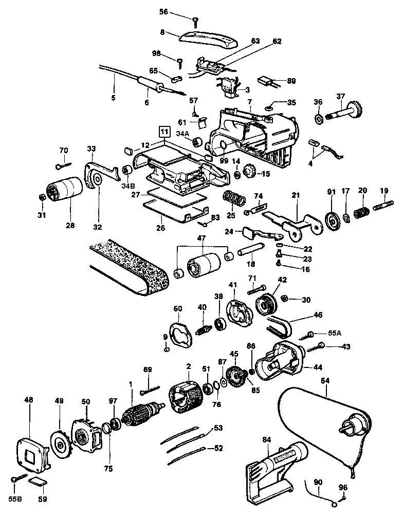 MHB158EType2- Bandschleifer