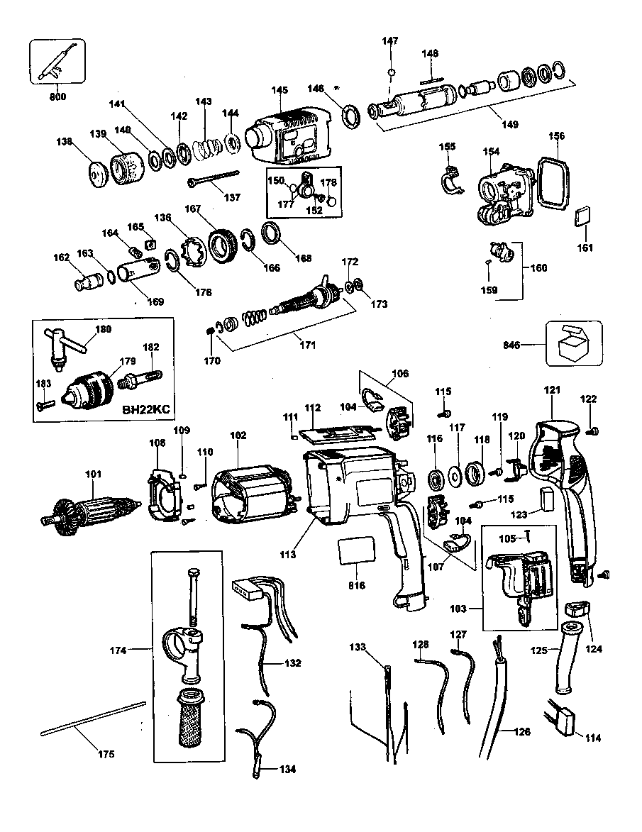 DW563- Bohrhammer bzw. BH 22