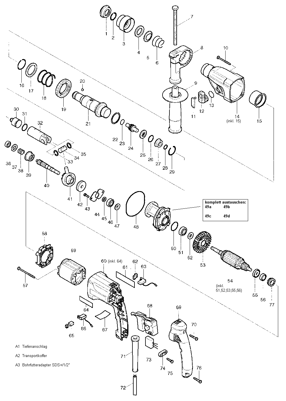HR2440 Bohrhammer