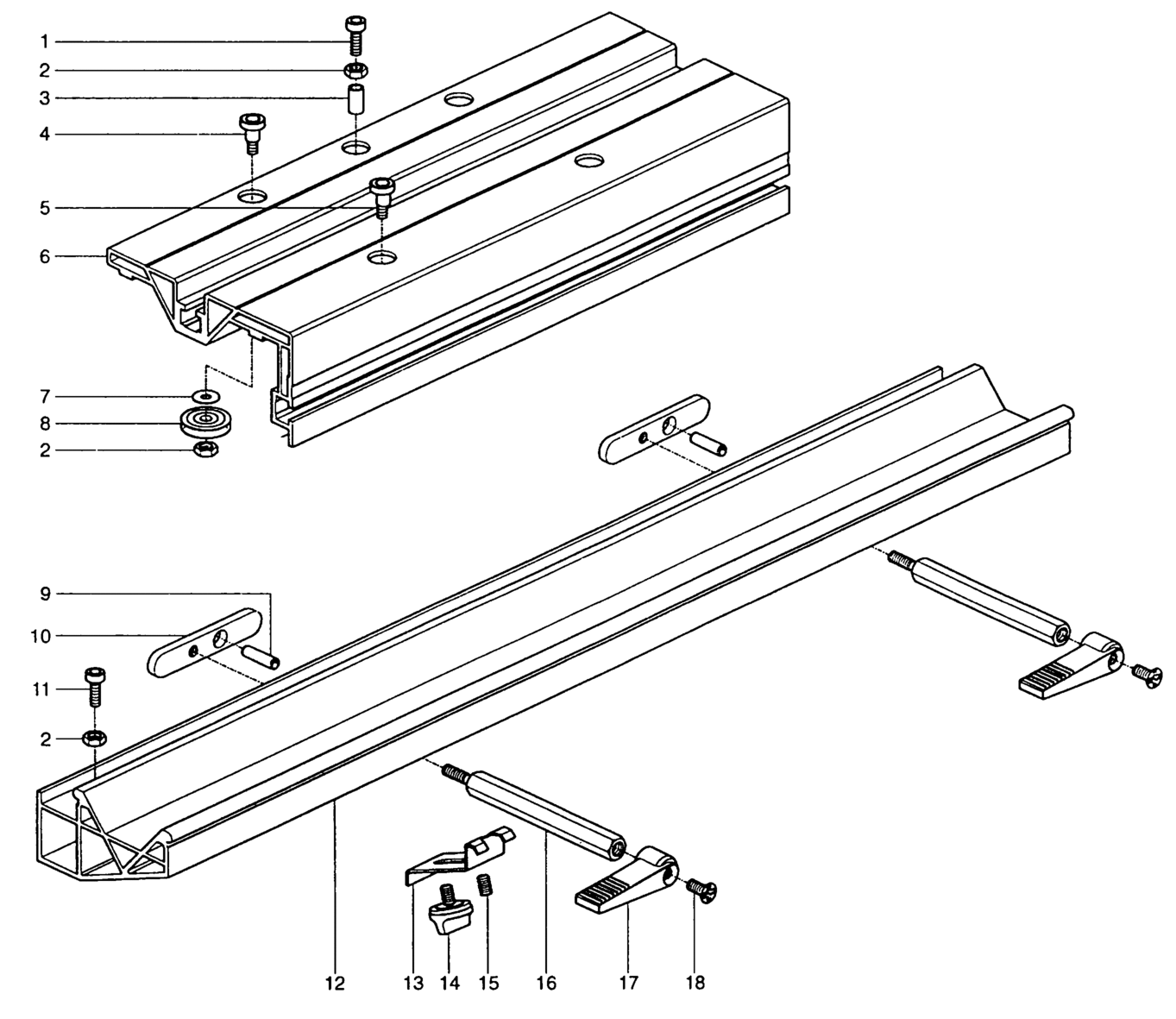 Basis SAS 500 - Schiebetisch