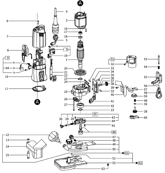 OFK 700 EQ-Plus - Kantenfräse