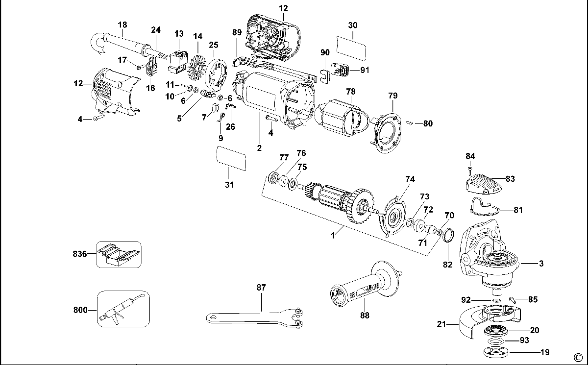 D28135----A SMALL ANGLE GRINDER