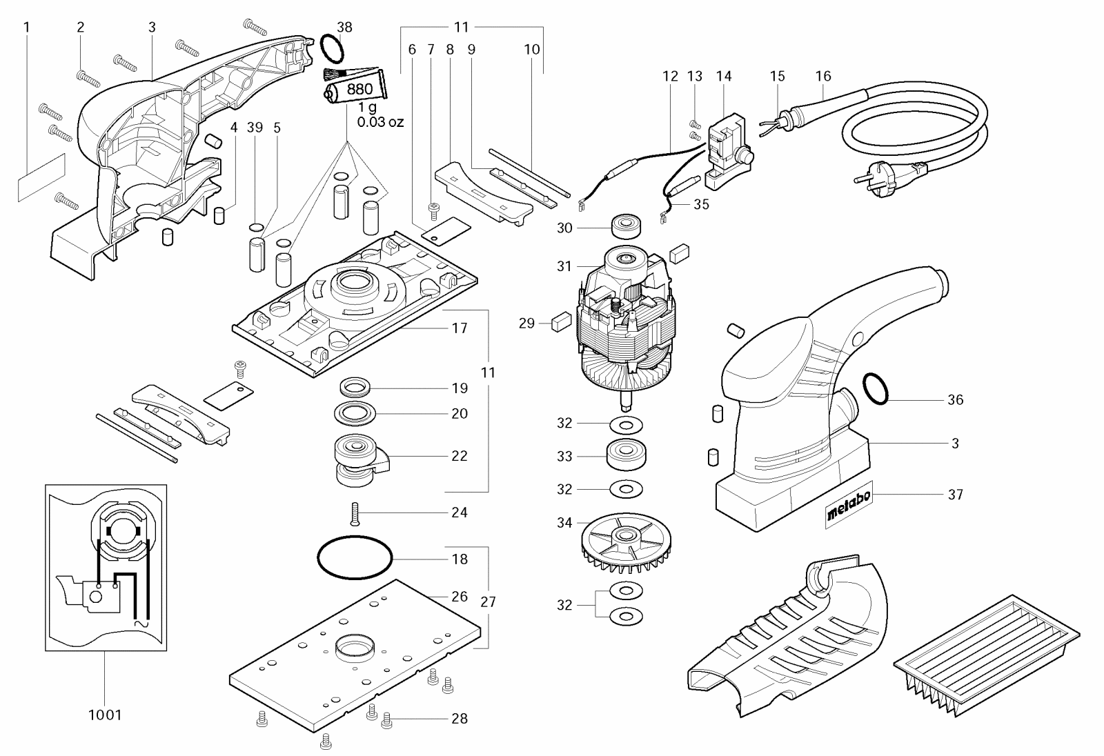 Metabo SR 180 Intec - 601022180