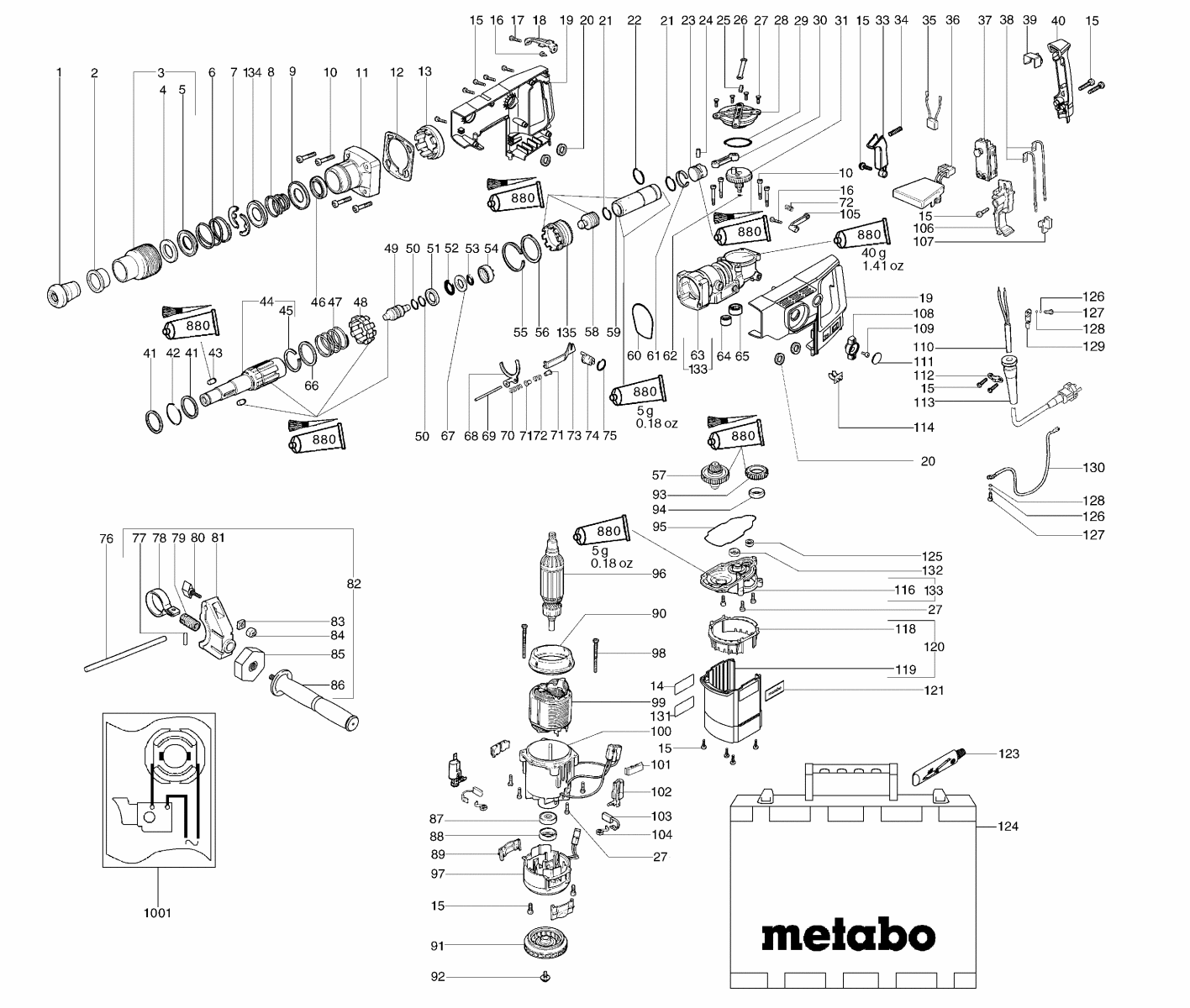 Metabo Bh E 6045 S - 606045002