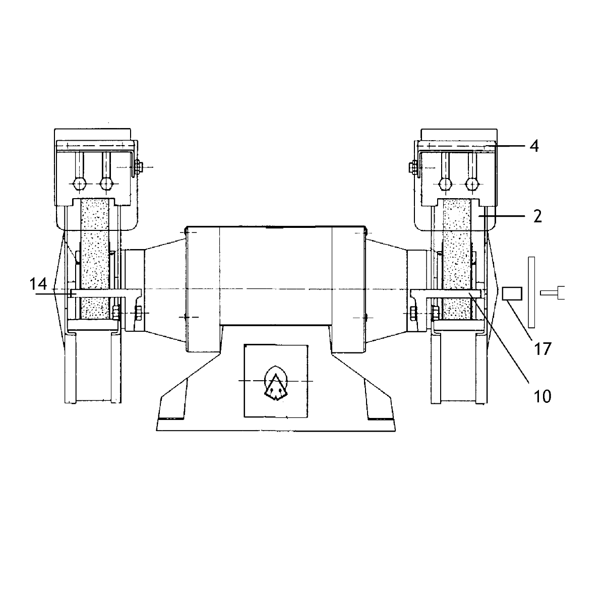 Produktbild von Metabo Schleifscheibe 175x25x32 Mm – 36 P, NK, DS – Hochwertig Für Grobe Schleifarbeiten