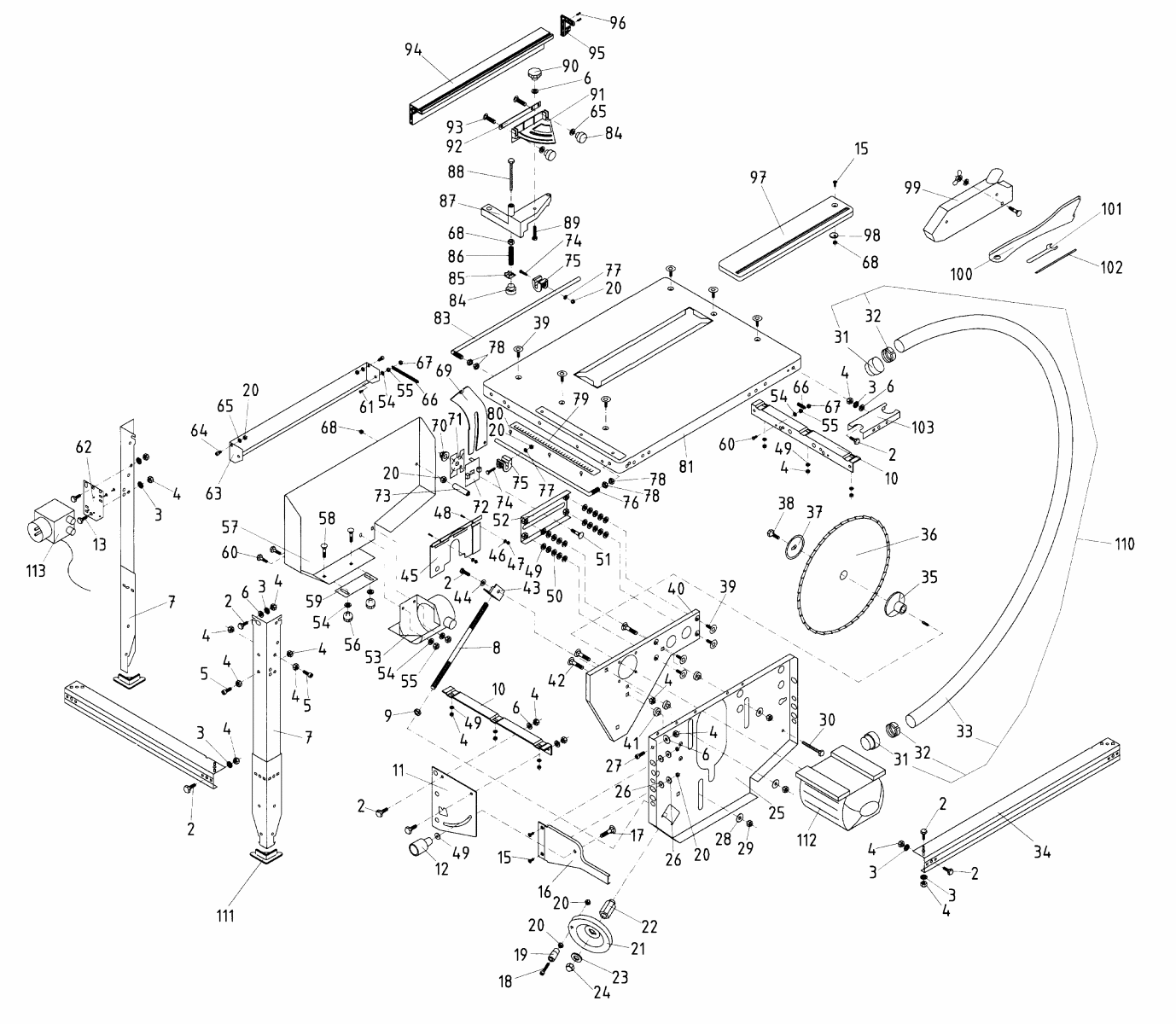 TKHS 315 E WIDIA -  GESTELL TK  - 600693