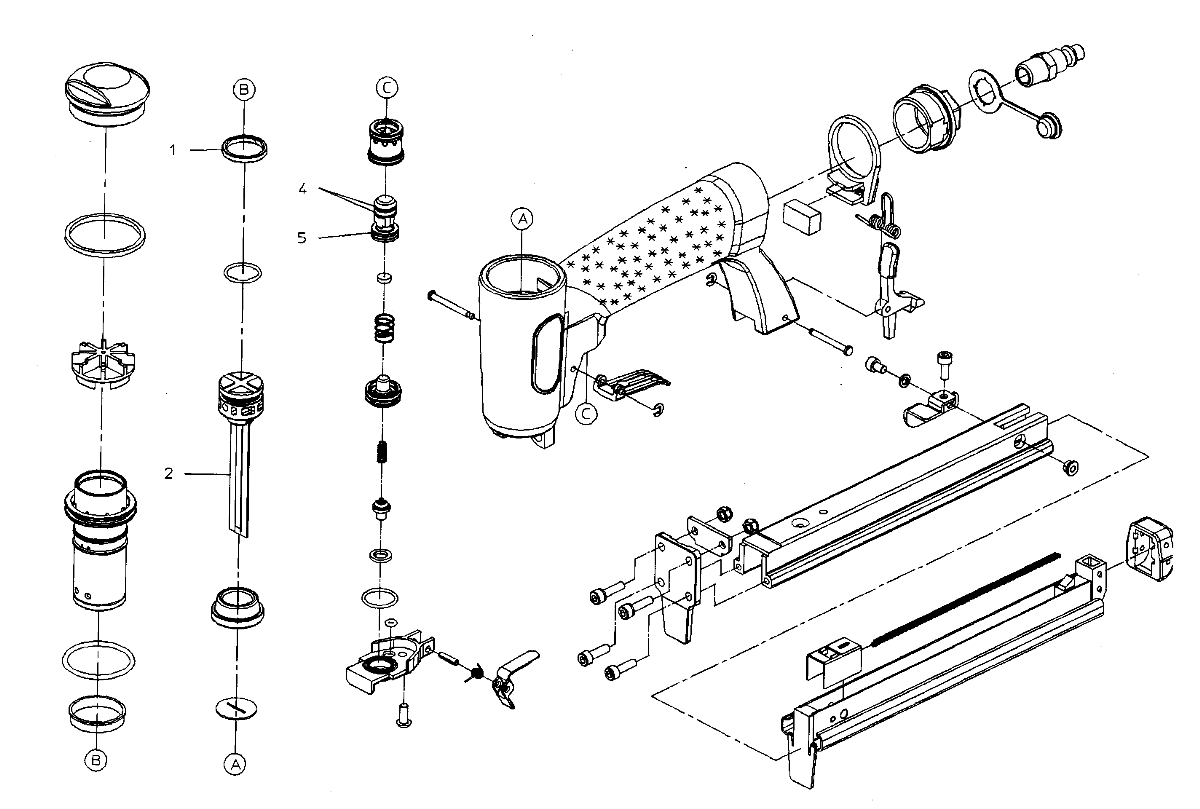 Metabo KG 8016 -  KLAMMERGERÄT  - 60105468110