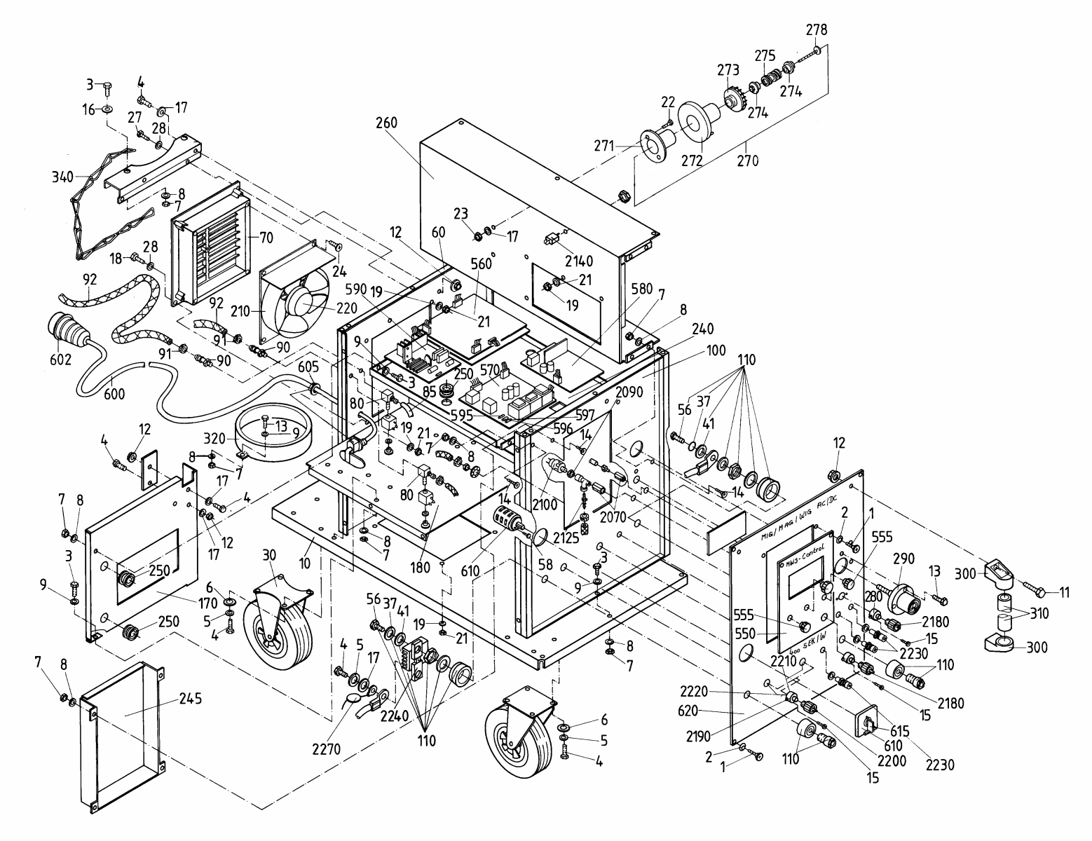 Metabo 400 SEKW -  SCHWEIßGERÄT MIGMAG  - 621