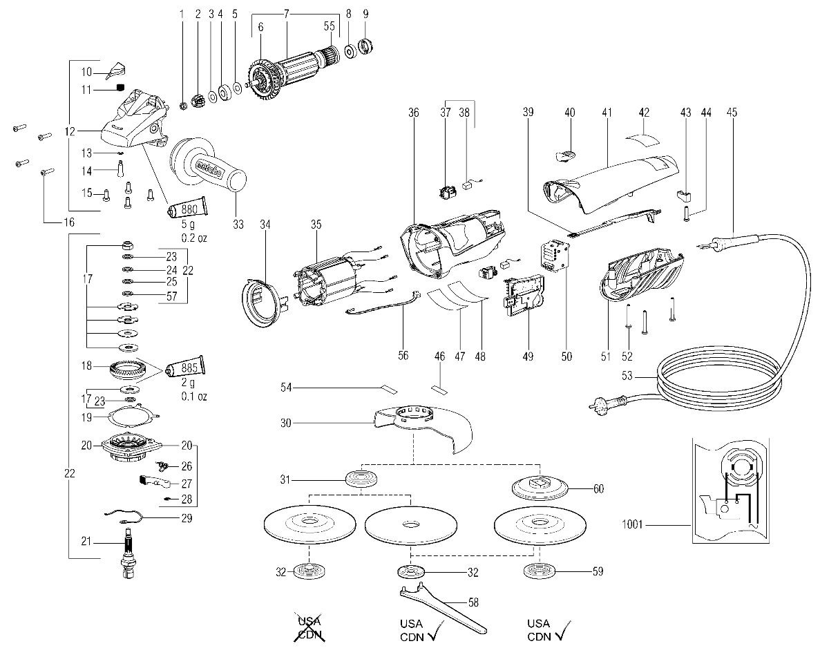 Metabo WE 14-150 Quick - 600160000