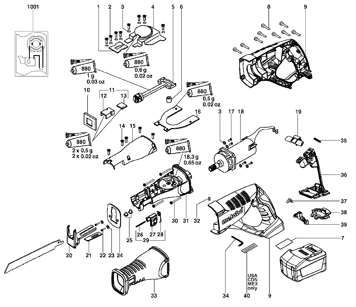 ASE 18 LTX - 602269000