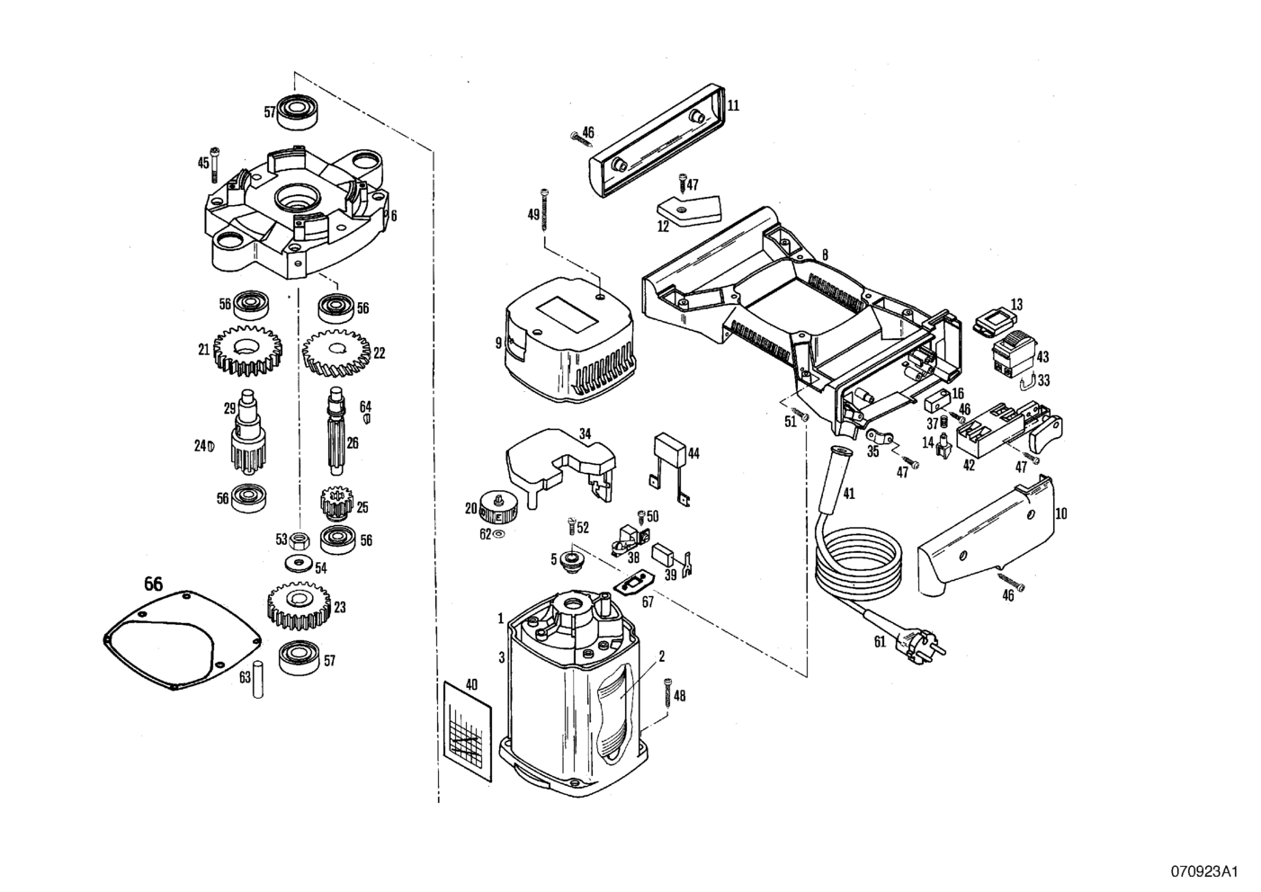 Zimmerei-Bohrmaschine ZB 400 E bis Masch. Nr. 7992