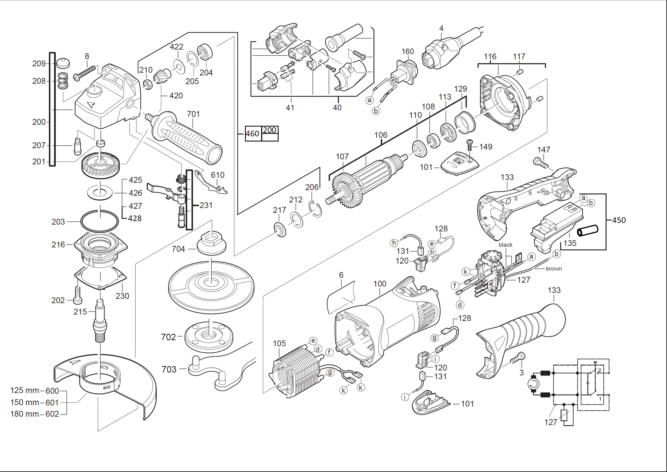 Milwaukee KME1702230V - KME1702230V 230V EIS ExplBildNr
