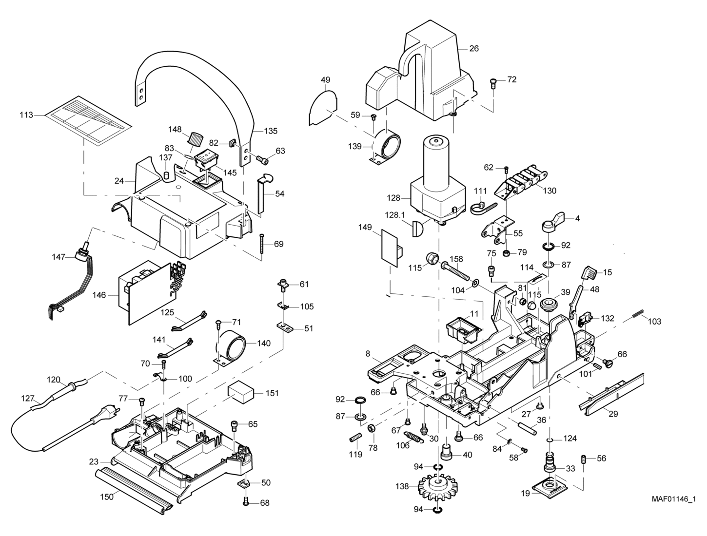 Platten-Sägesystem PSS 3100 SE bis Maschnr. 815857