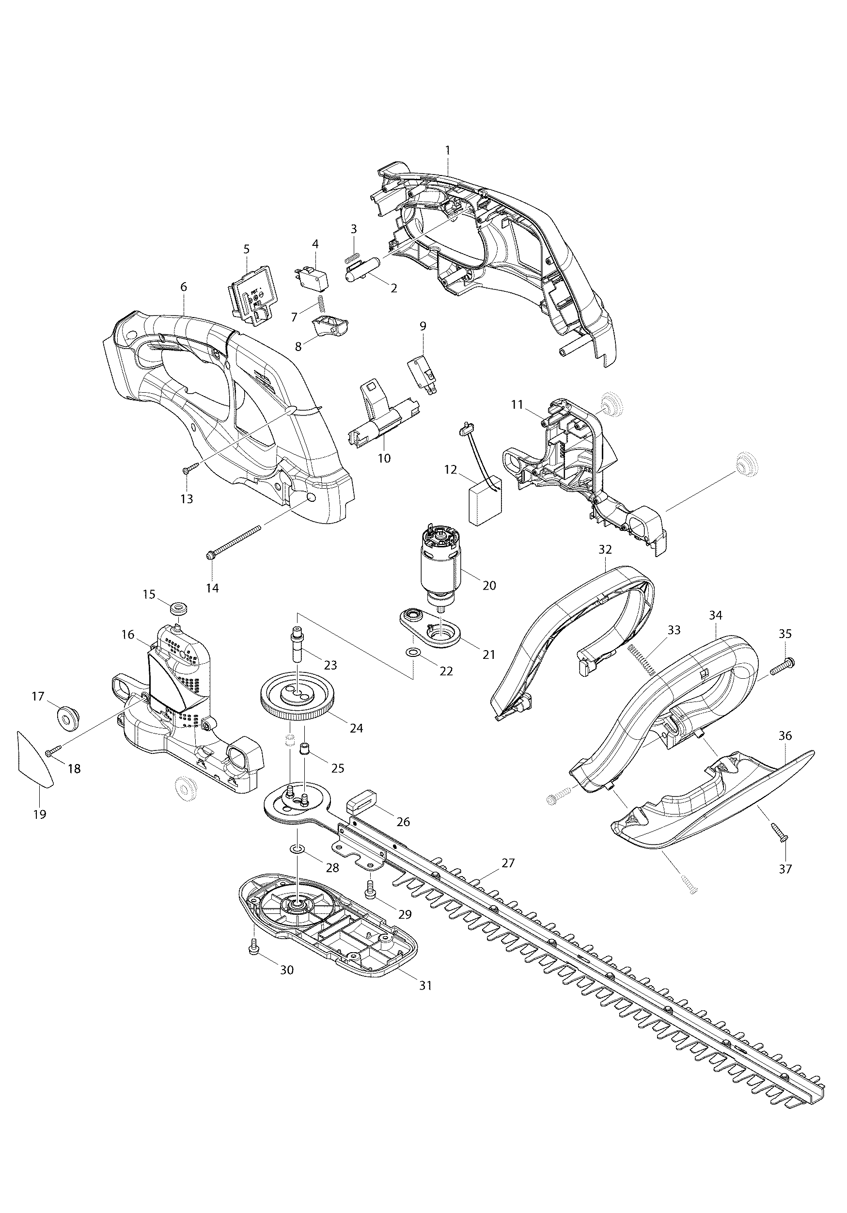 Makita BUH523 18 V - Akkugerät