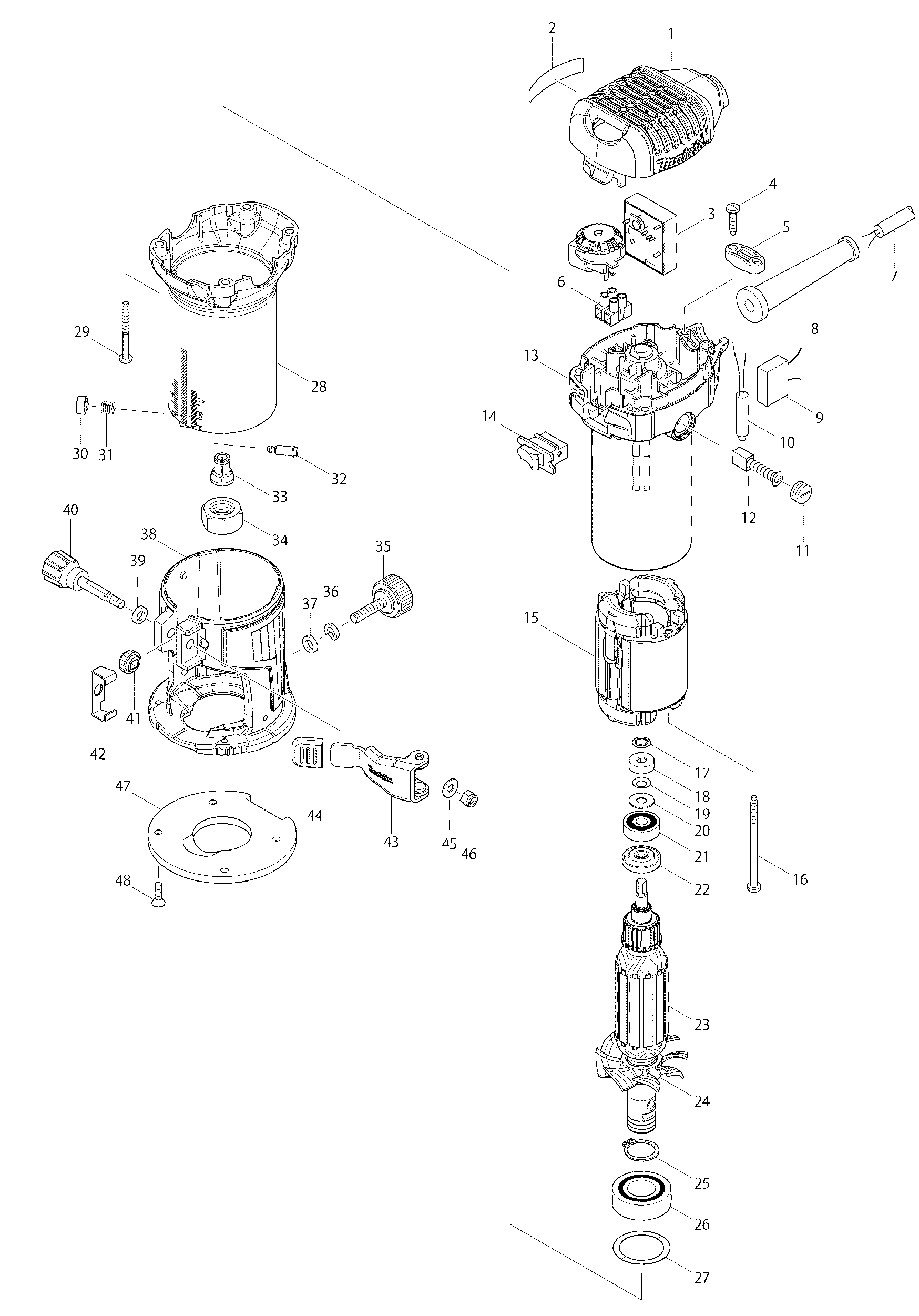 2x Kohlebürsten Für Makita RT0700C / RT 0700 C Fräse – Ersetzt CB 411, 6x9x13 Mm – Mit Steckhülse & Abschaltautomatik – Hochwertige Ersatzbürsten, Geringer Verschleiß