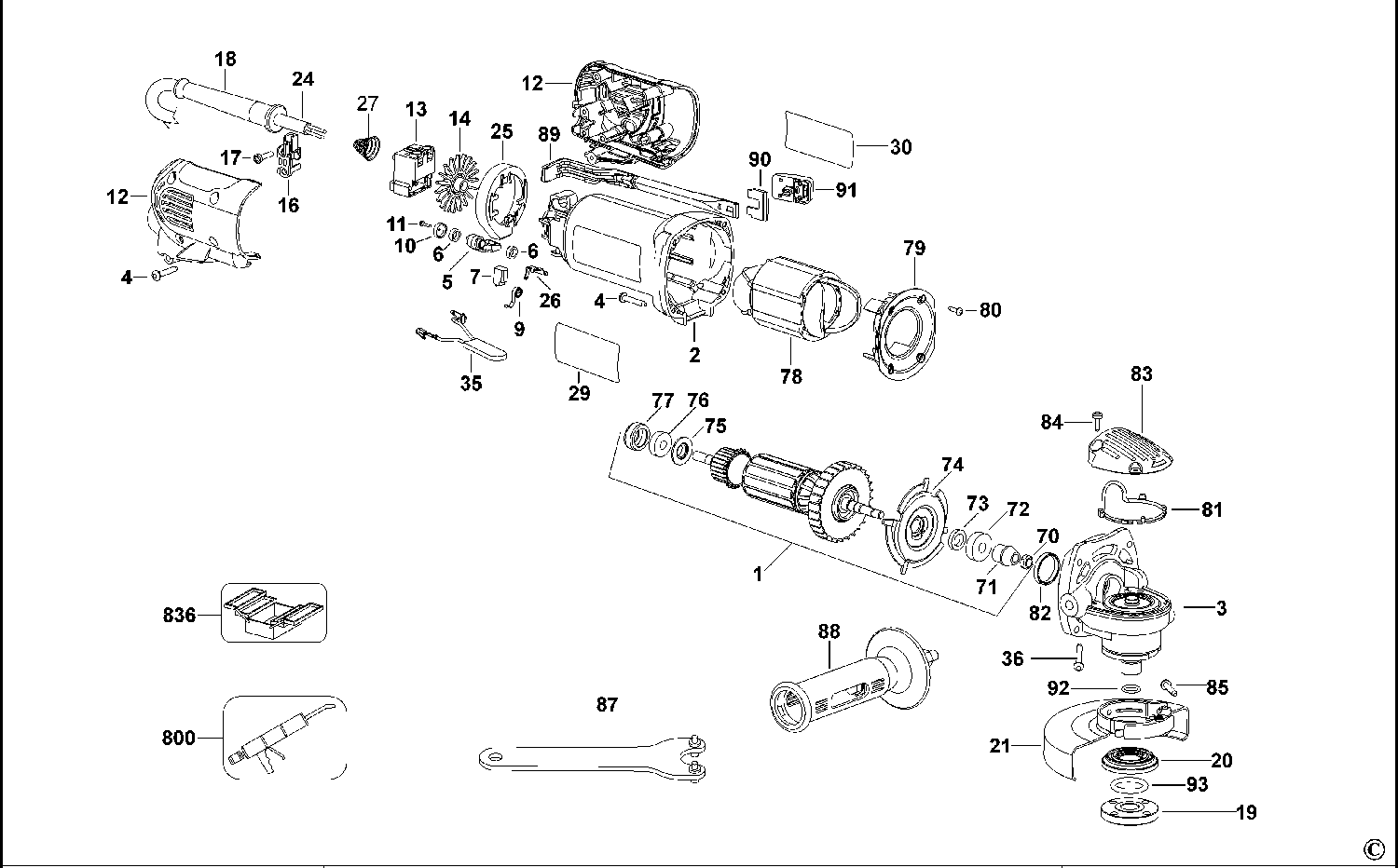D28130K SMALL ANGLE GRINDER