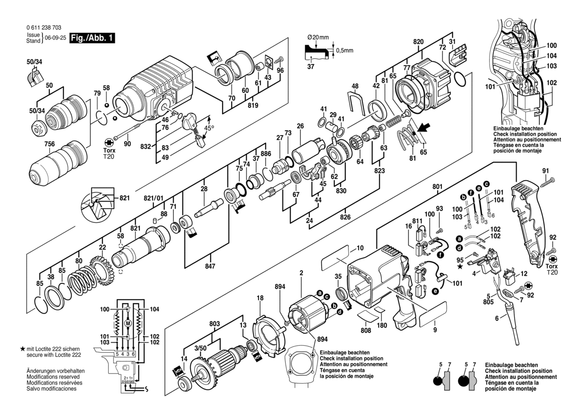 BH 2-24 MES 230V - Bohrhammer