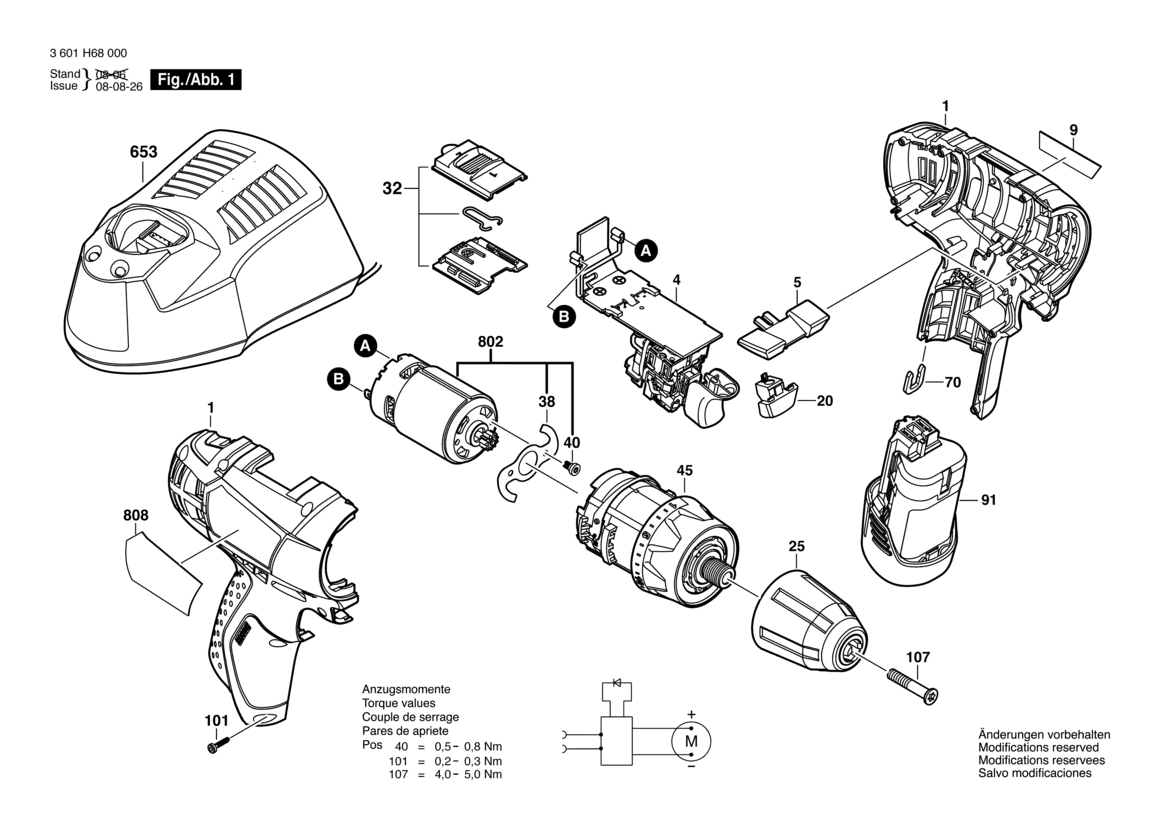 Bosch BS 10-A Akku-Bohrschrauber