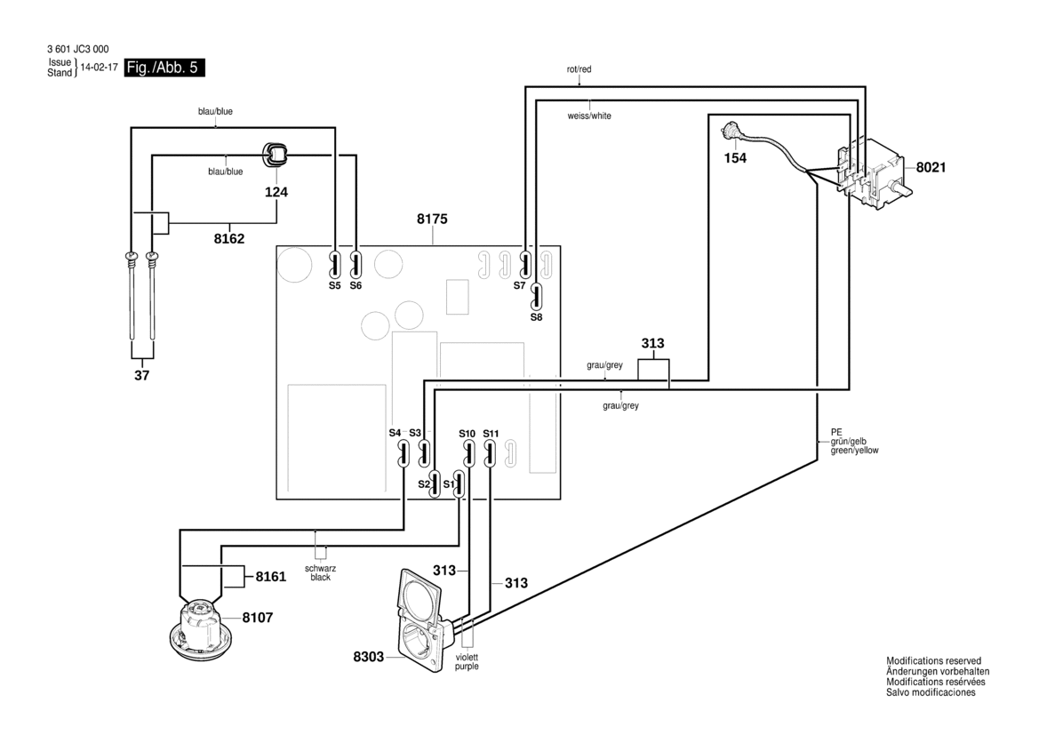 Hans Sauer GmbH Ersatzteile Bosch GAS 35 L SFC Allzwecksauger