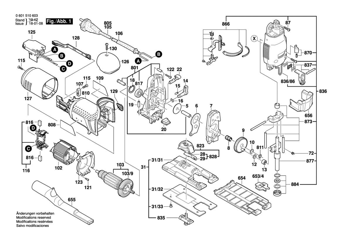 Bosch GST 600 E Pendelstichsäge