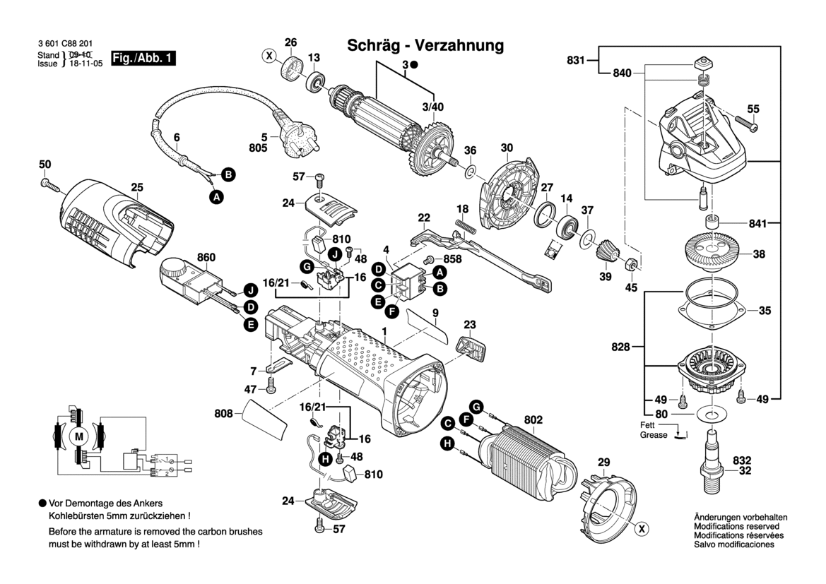 GWS 7-115 E Winkelschleifer