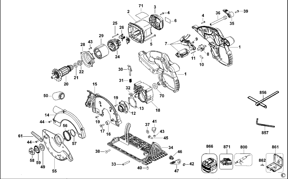 DC300 CORDLESS CIRCULAR SAW