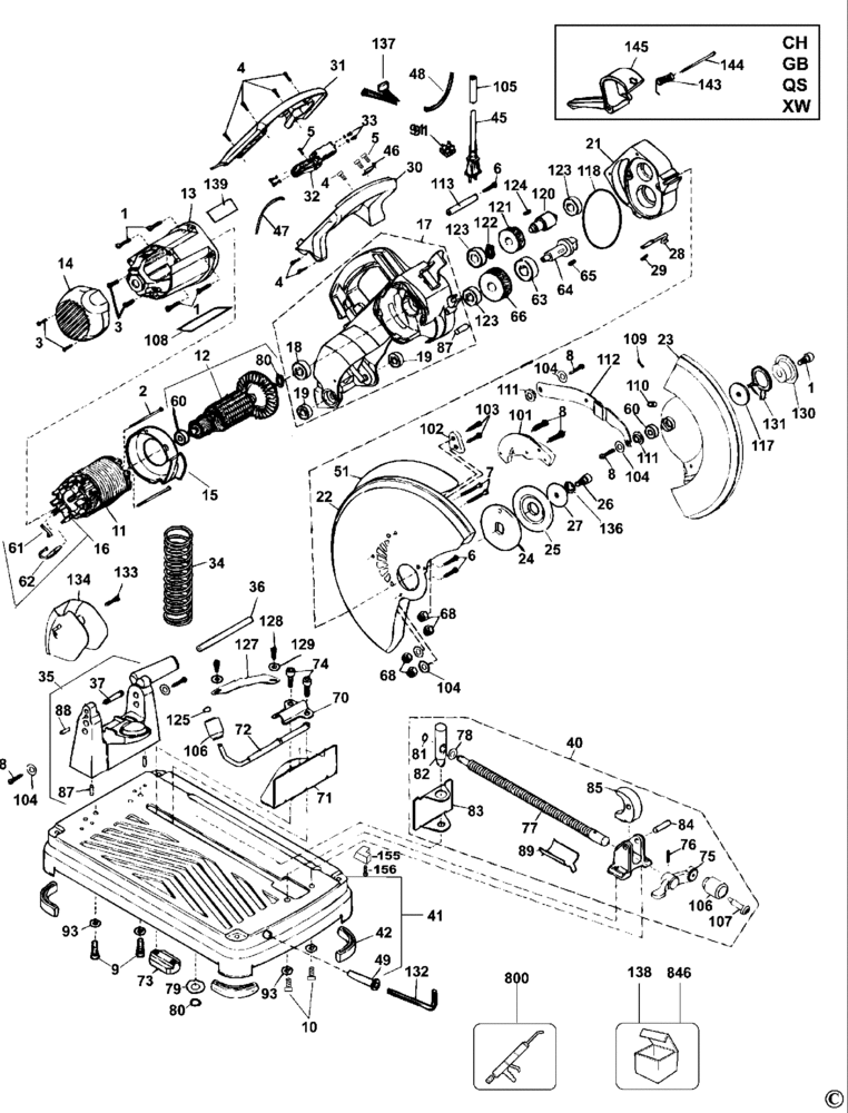 DW872 METALLKREISSAEGE