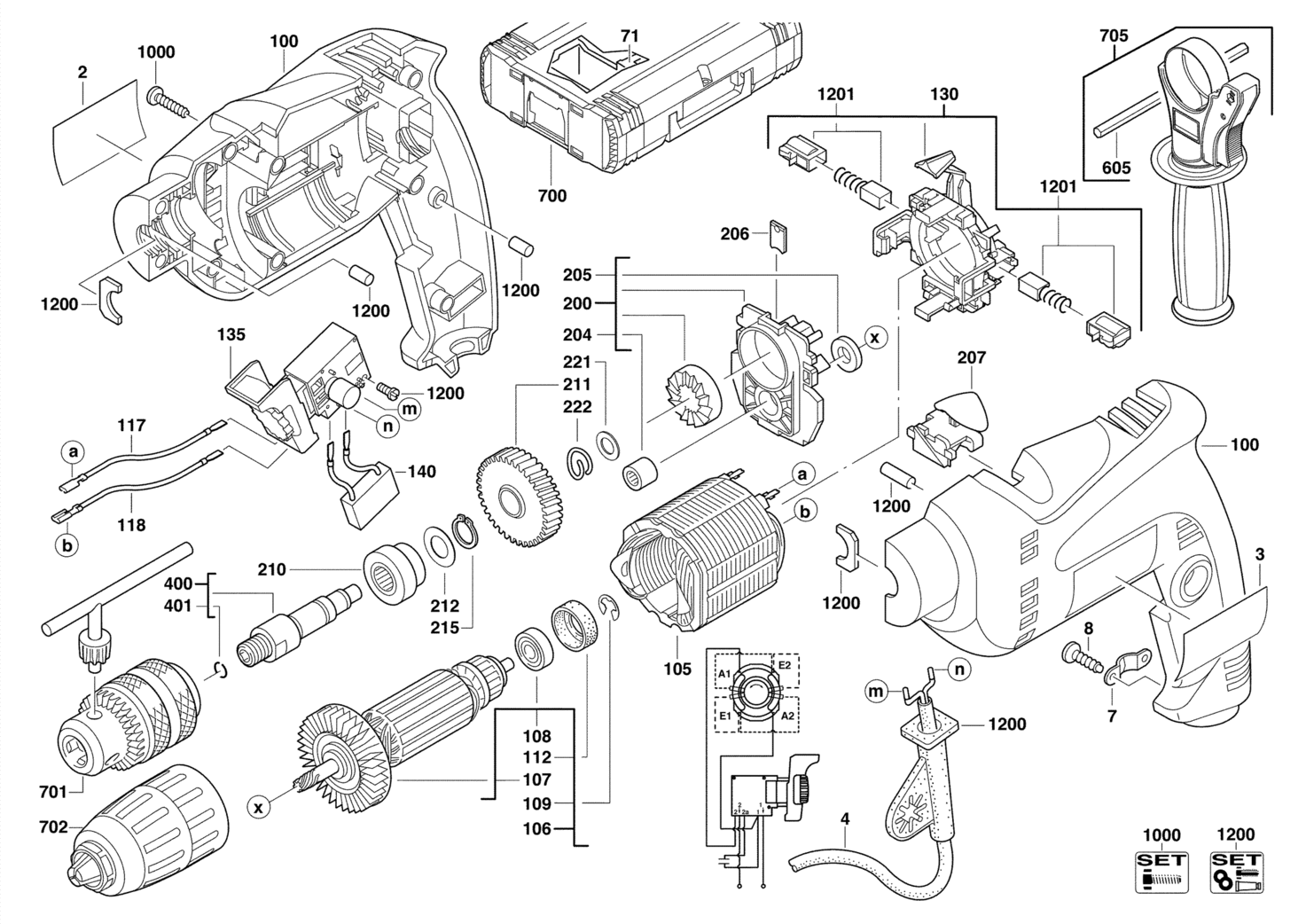 SBE570R SCHLAGBOHRER