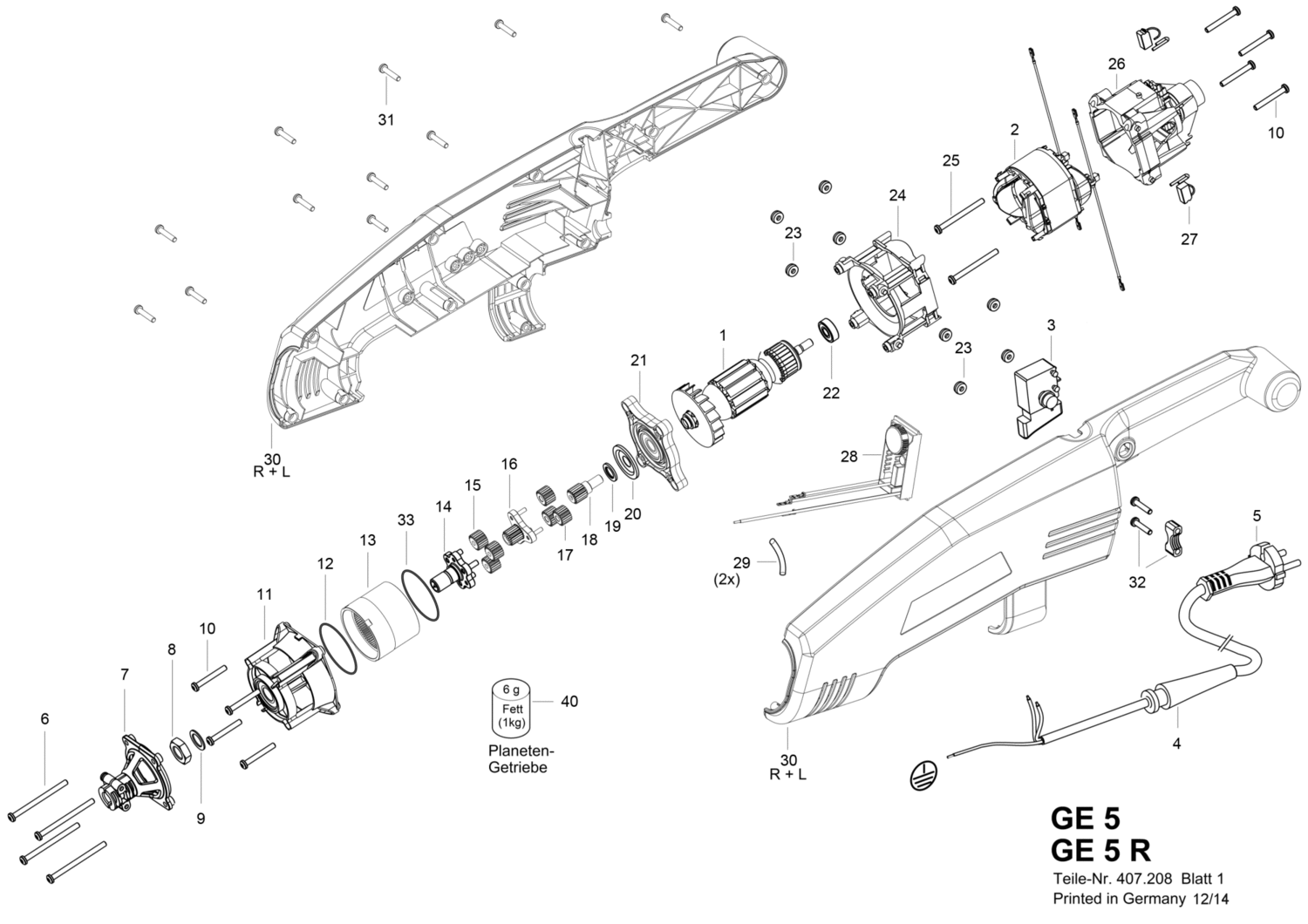 GE 5  SH Kit - Wand- und Deckenschleifer Giraffe
