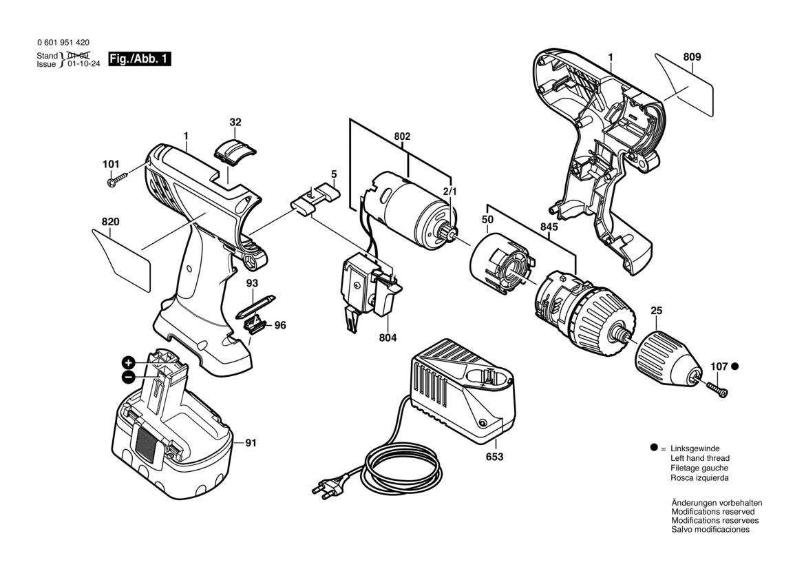 Bosch GSR 12 VE-2 Akku-Mittelgriffschrauber