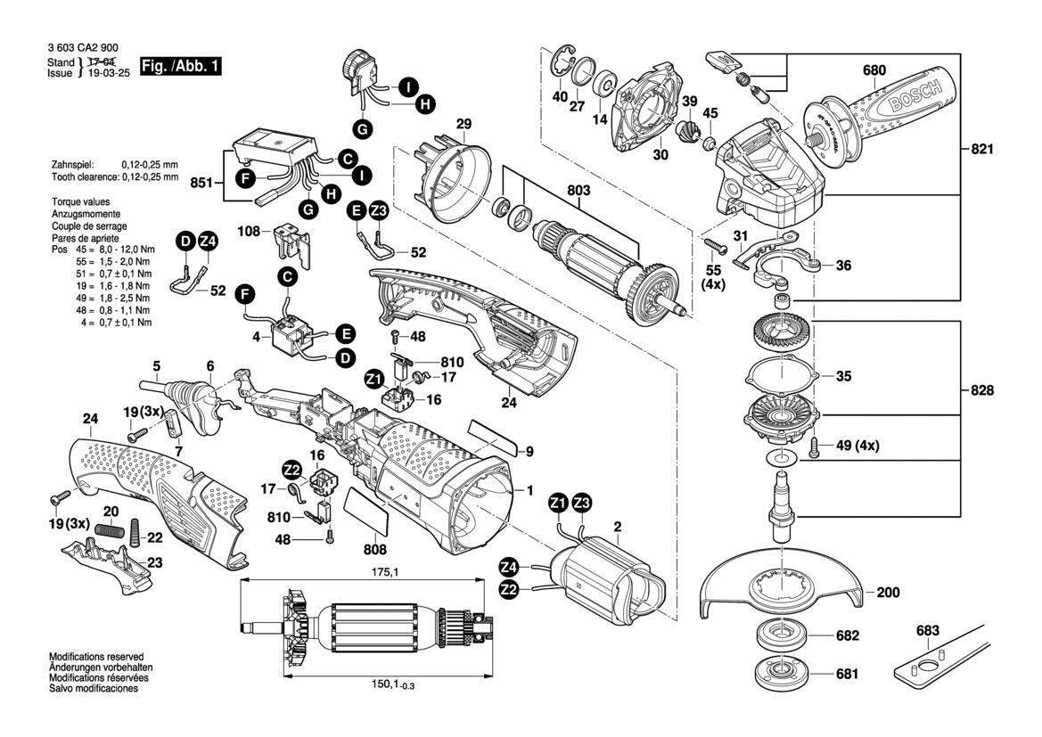 BOSCH Druckfeder | Ersatzteile für Winkelschleifer, GWS 18-180 - 1604643003 BOSCH Druckfeder | Ersatzteile für Winkelschleifer, GWS 18-180 - 1604643003