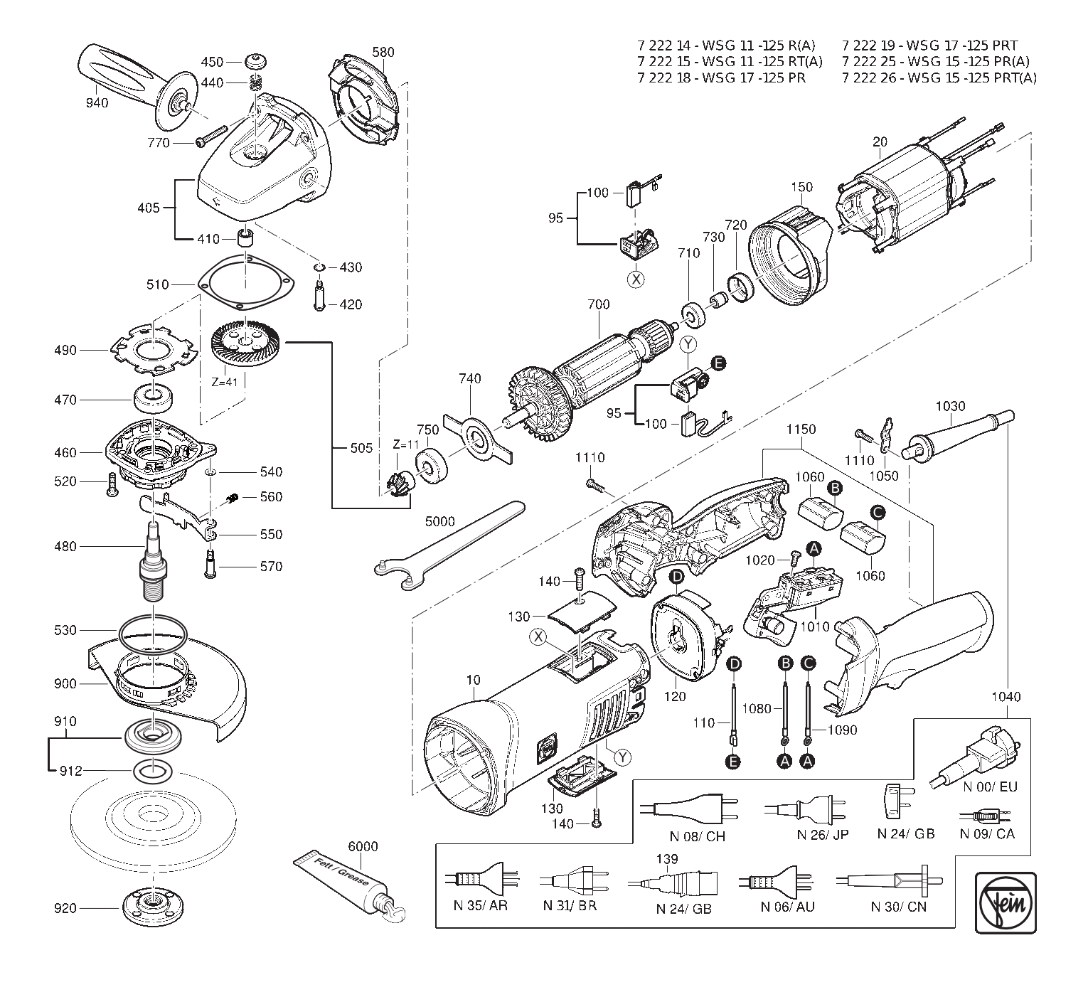 Fein WSG17-125PR
