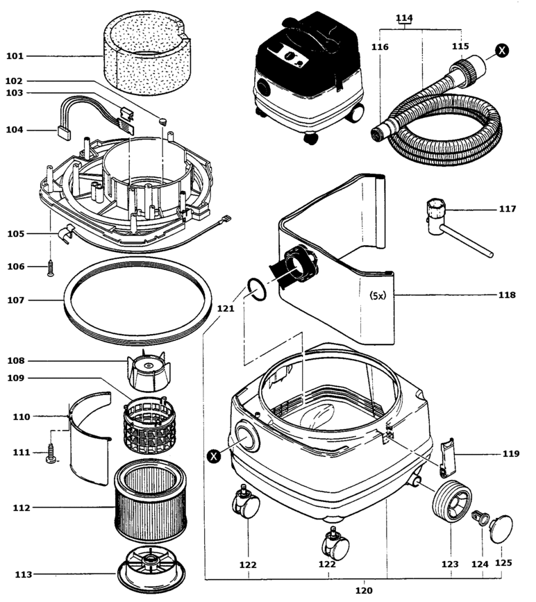SRM 152 E-AS - Absauggerät