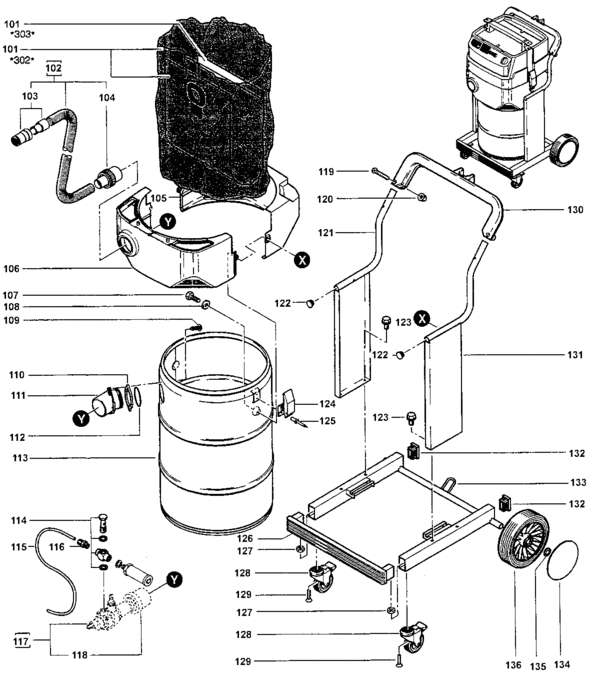 SR 302 LE-AS - Absauggerät