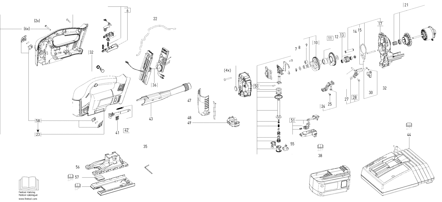 Festool (und ehem. Protool) PSBC 420 EB - Pendelstichsäge