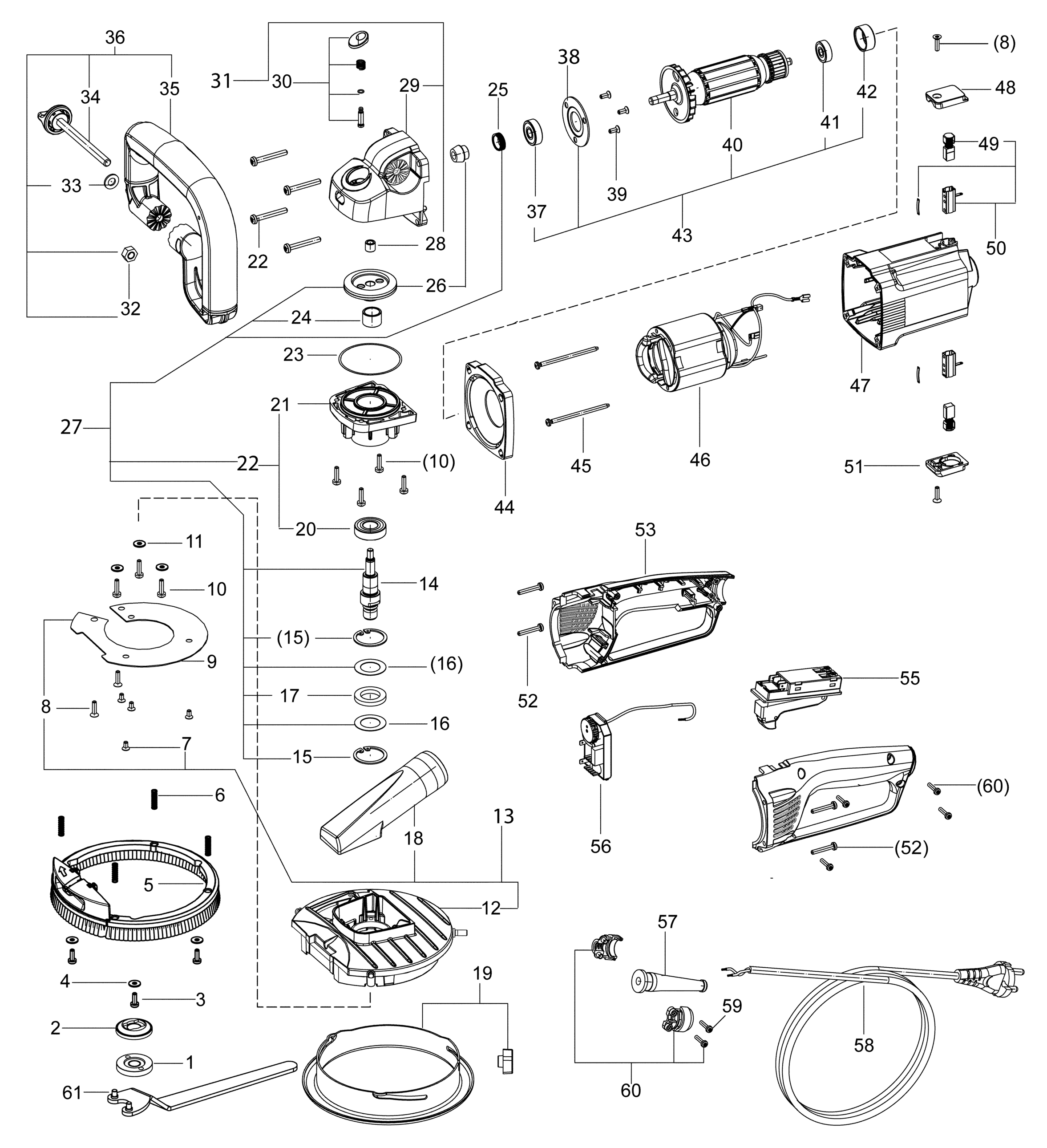 RG 130 E CH - Rotationsschleifer