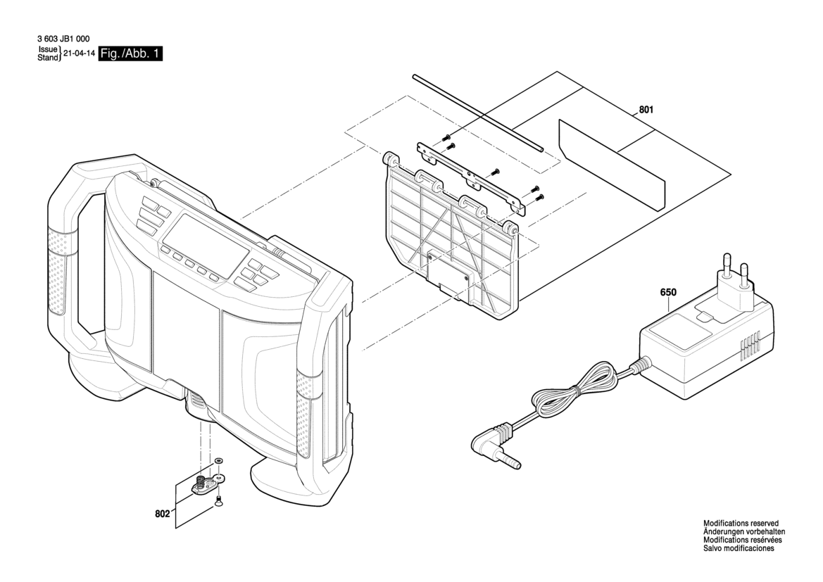 Bosch PRA 10,8 LI Power-Radiobox