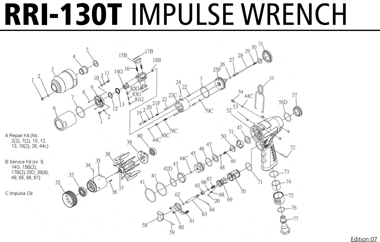 RRI-130T - Impulsschrauber