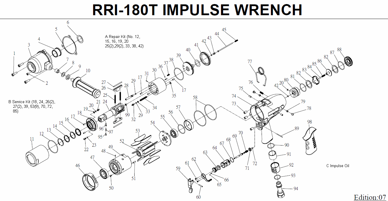 RRI-180T - Impulsschrauber