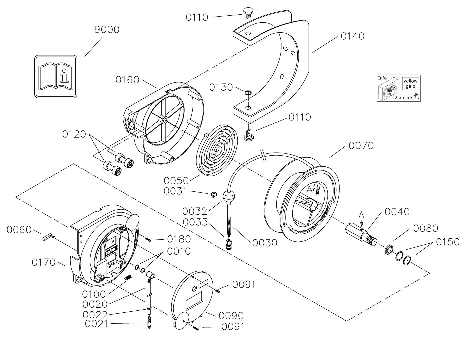 Modul MAS-Schlauchaufroller Module MAS