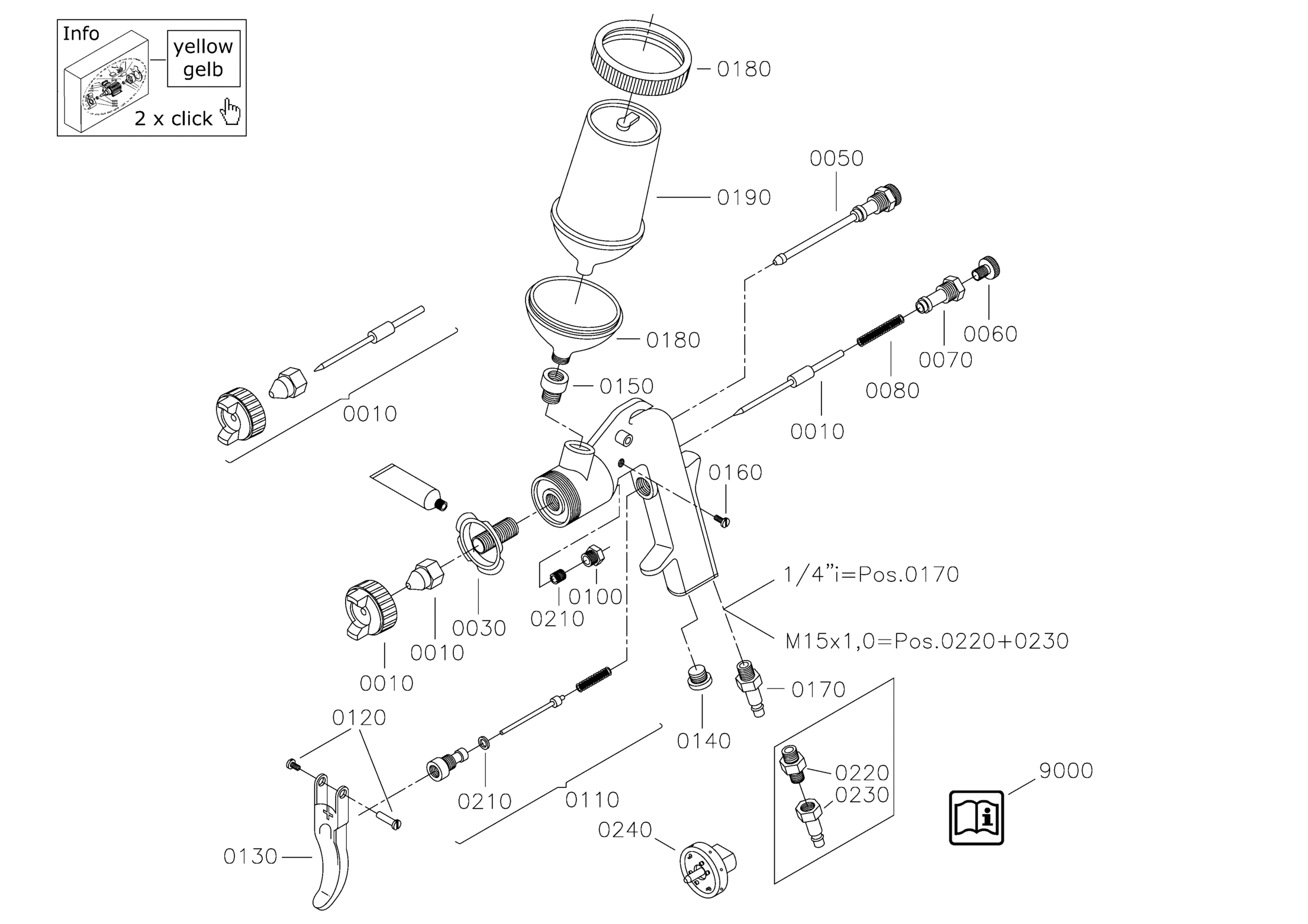 Schneider Airsystems (Druckluft) FSP-FP-HTE-WB Wechselbecher-System